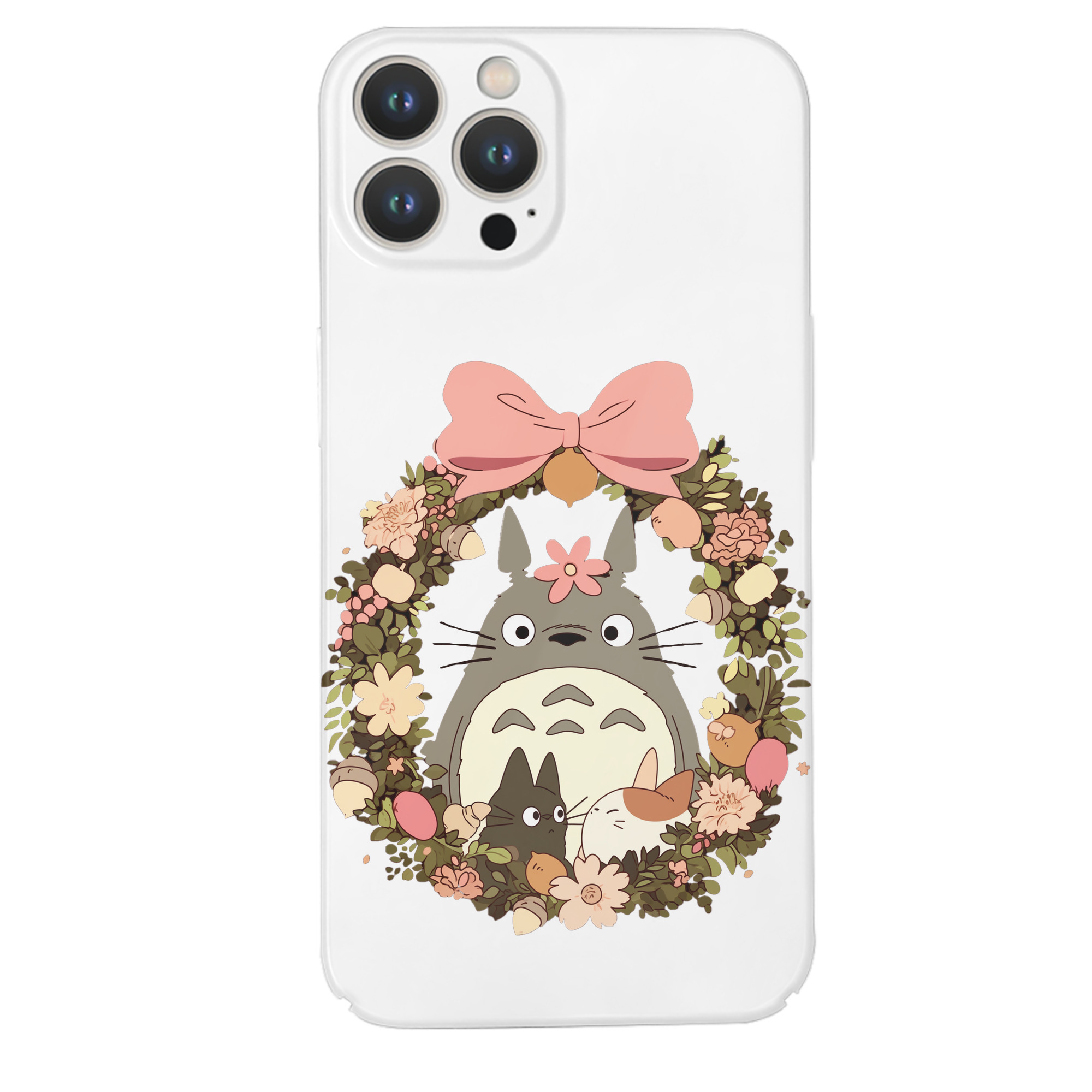 （画像用） となりのトトロ 草壁メイ 草壁サツキ My Neighbor Totoro Satsuki Kusakabe Mei Kusakabe 【iPhone 14シリーズ対応】ハードケース
